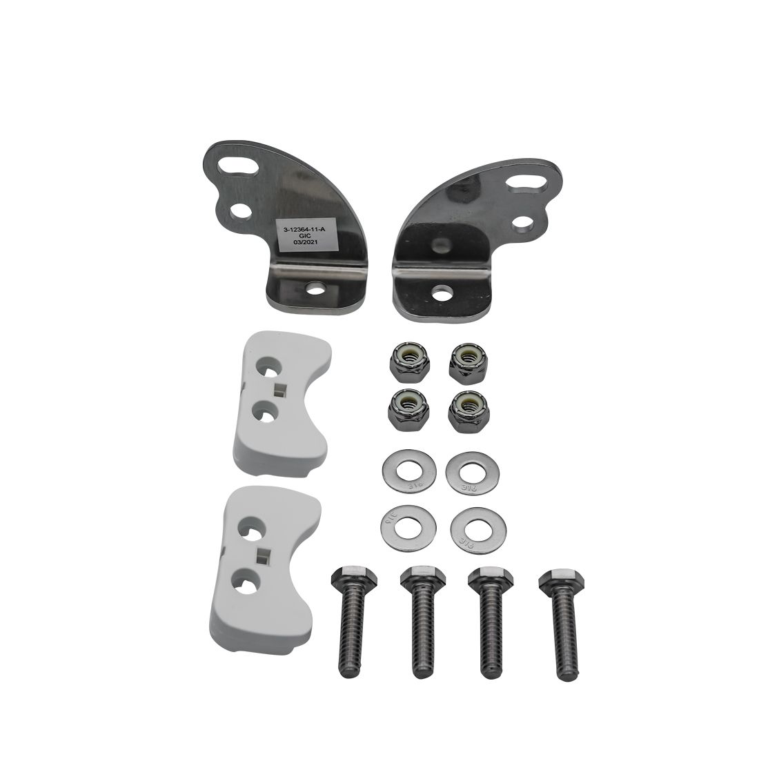RDS-SR Series Hardware Kit, White Rigid Industries