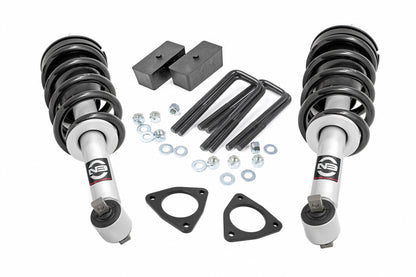 2.5 Inch Lift Kit Alu/Cast Steel N3 Strut Silverado/Sierra 1500 (07-18) Rough Country