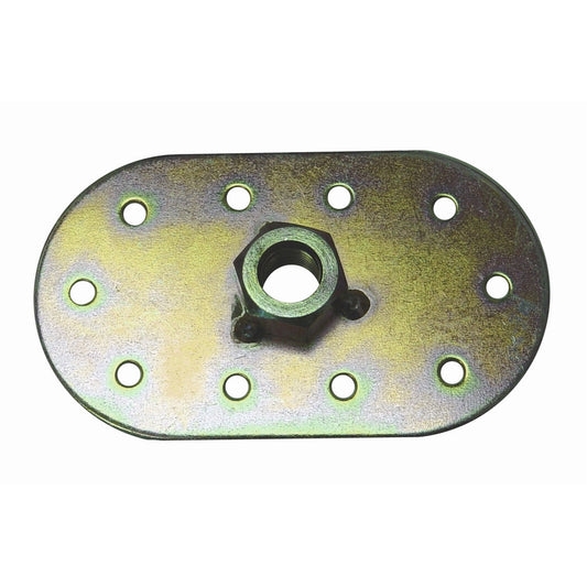 Seat Belt Mount Oval Mounts Lap Belts 1/2 Inch X 20 Thread Bolt Hole 1987-1995 Jeep Wrangler YJ Applications OMIX
