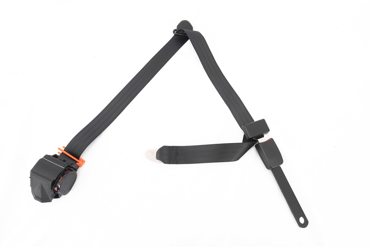Tri-Lock Off Road Seat Belt Left 3 Point Black Retractable Shoulder Harnesses Fits The Driver Side Of 03-06 Wrangler TJ And 04-06 Wrangler Unlimited Lj OMIX