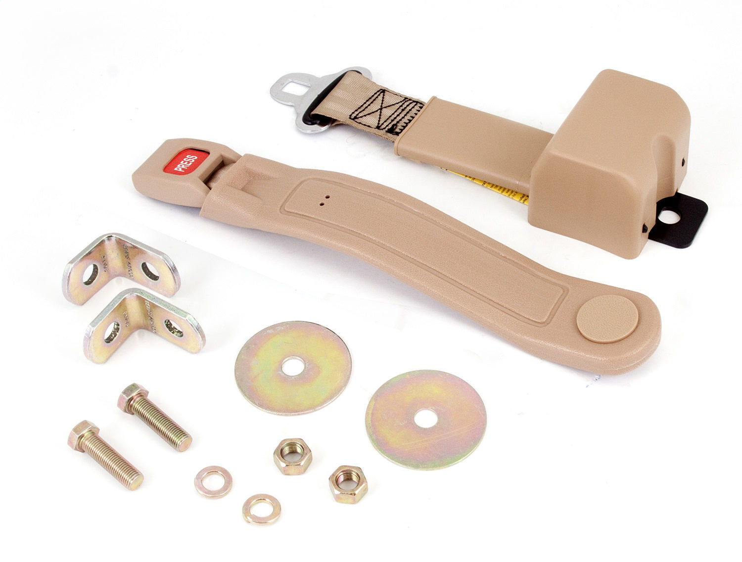 Lap Seat Belt 60 Inch Retractable Tan 1987-1995 Jeep Wrangler YJ OMIX