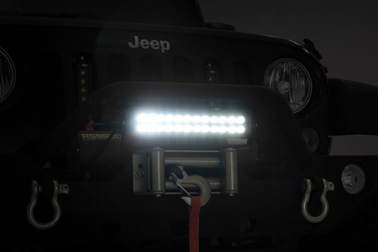 12 Inch Black Series LED Light Bar | Dual Row Rough Country