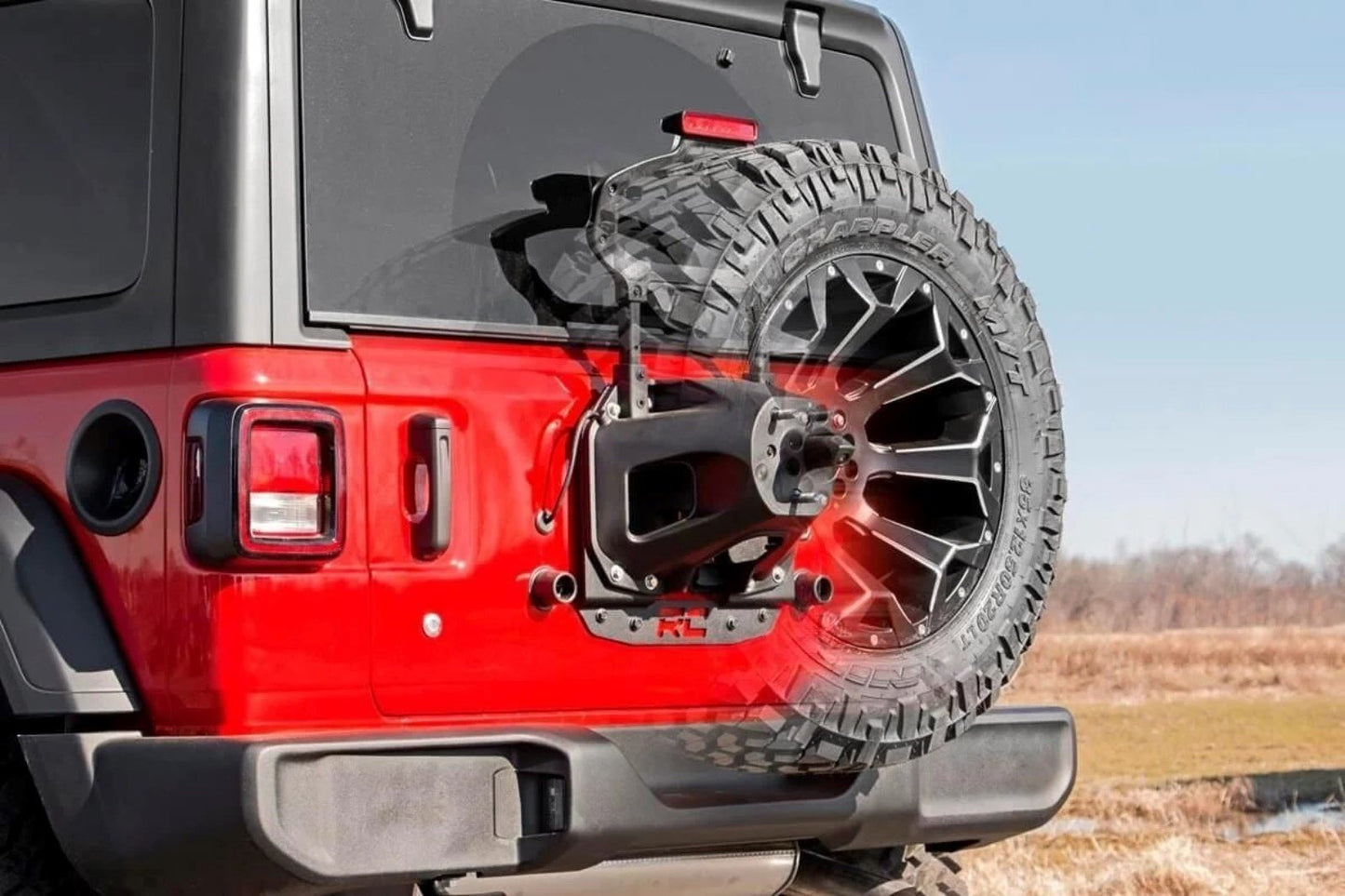 Tire Carrier Relocation Plate | No Prox | Jeep Wrangler JL (18-24)/Wrangler Unlimited (18-24)  Rough Country