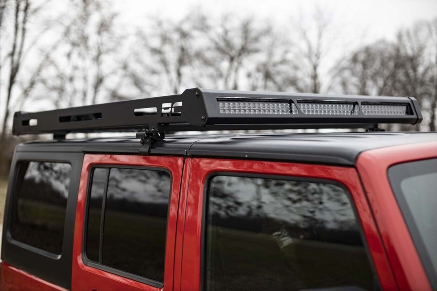 Roof Rack | Black Series Lights | Jeep Wrangler JK/Wrangler Unlimited  (07-18) Rough Country