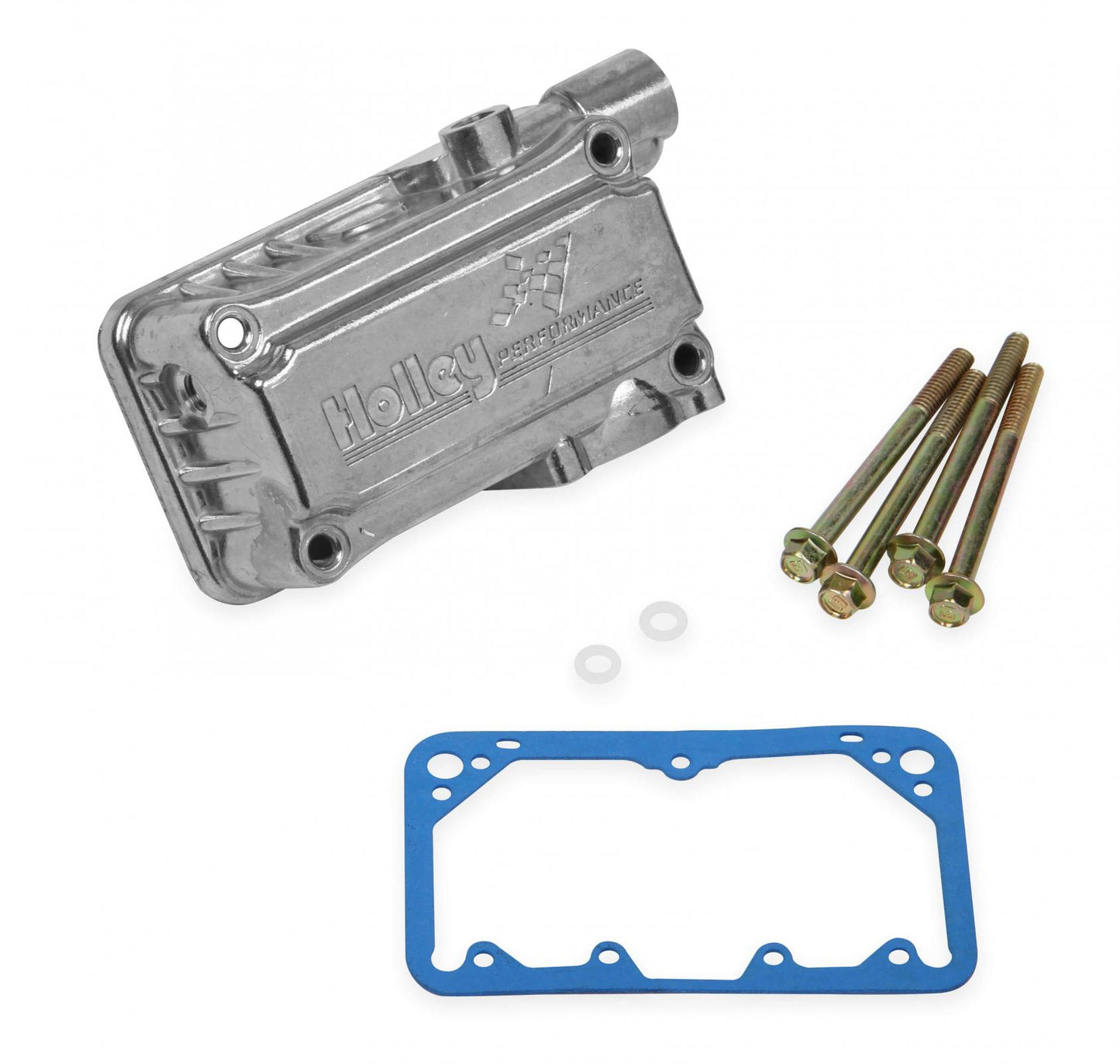 Replacement Fuel Bowl Kit Replacement Shiny Primary Fuel Bowl Kit for PN 0-1850/0-80457] W/non-Adjustable Needle & Seat, Side Hung Float W/ Provision for Transfer Tube and Accelerator Pump Holley