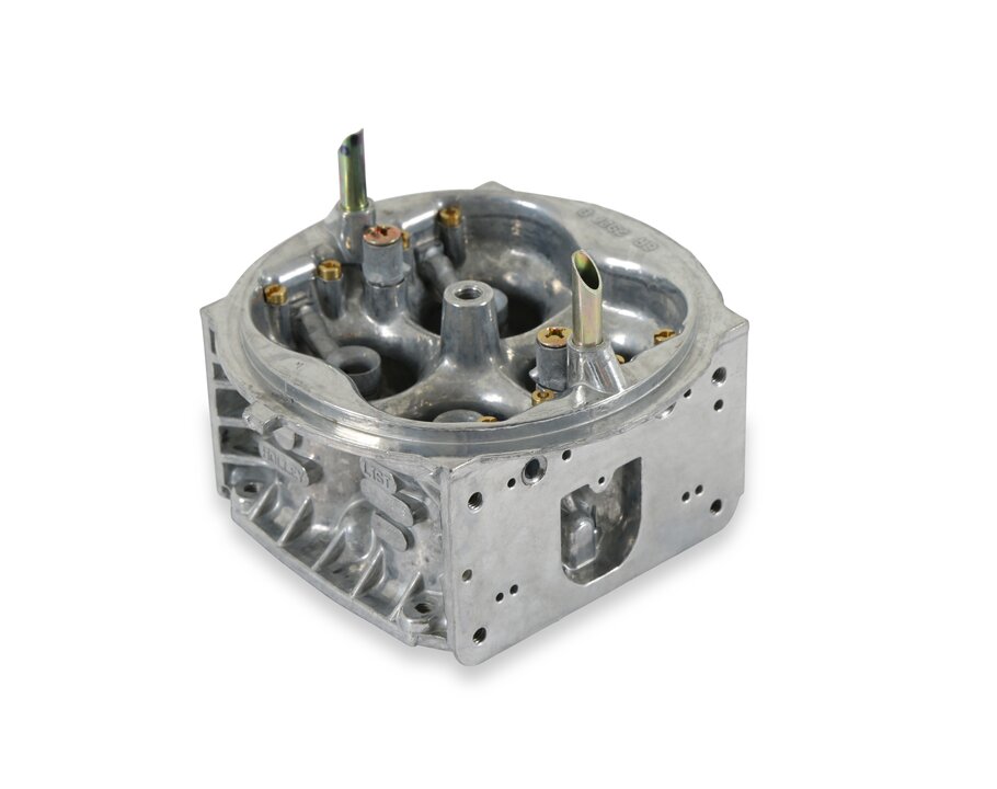 HP Main Body Retro Fit Kit for Double Pumper Carburetors Polished Holley-1