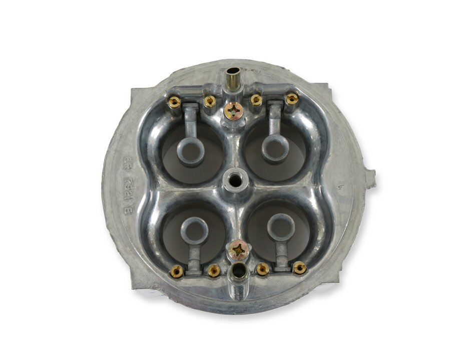 HP Main Body Retro Fit Kit for Double Pumper Carburetors Polished Holley-4