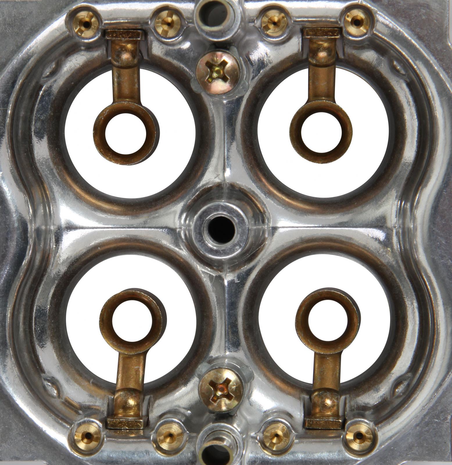 Aluminum HP Main Body Retro-Fit Kit-650 CFM HP Main Body 650 Kit Converts 0-4777C, 0-4777S, 0-4777SA, 0-76650, & 0-76651 Double Pumpers to the 650 CFM HP Series Main Body Holley-1