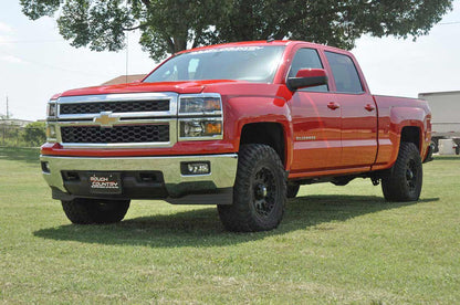 2.5 Inch Lift Kit Alu/Cast Steel M1 Strut Silverado/Sierra 1500 (07-18) Rough Country-5
