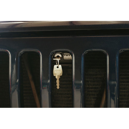 Hood Lock - 97-06 Wrangler TJ {97 w/ Hood Mounted Latch Hook} Black Products Tuffy Security-2