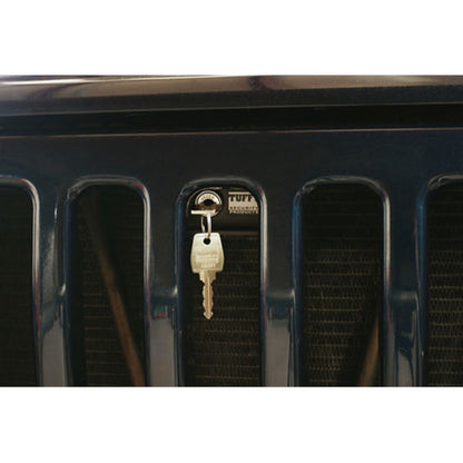 Hood Lock - 97-06 Wrangler TJ {97 w/ Hood Mounted Latch Hook} Black Products Tuffy Security-2