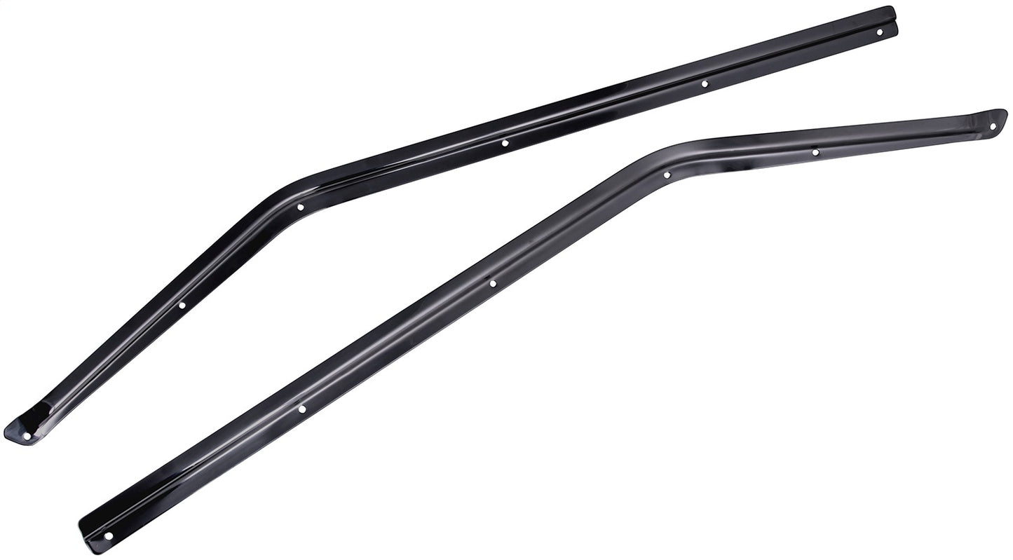 Window Retaining Channel Black Powdercoat For Use w/Half Doors Pair Easy Installation OMIX