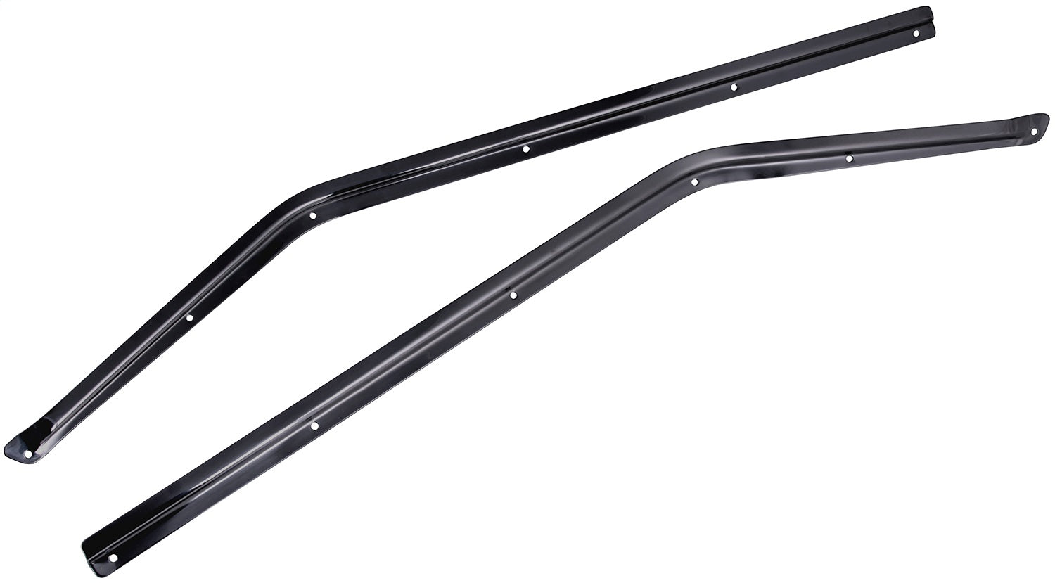 Window Retaining Channel Black Powdercoat For Use w/Half Doors Pair Easy Installation OMIX