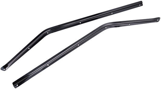 Window Retaining Channel Black Powdercoat For Use w/Half Doors Pair Easy Installation OMIX