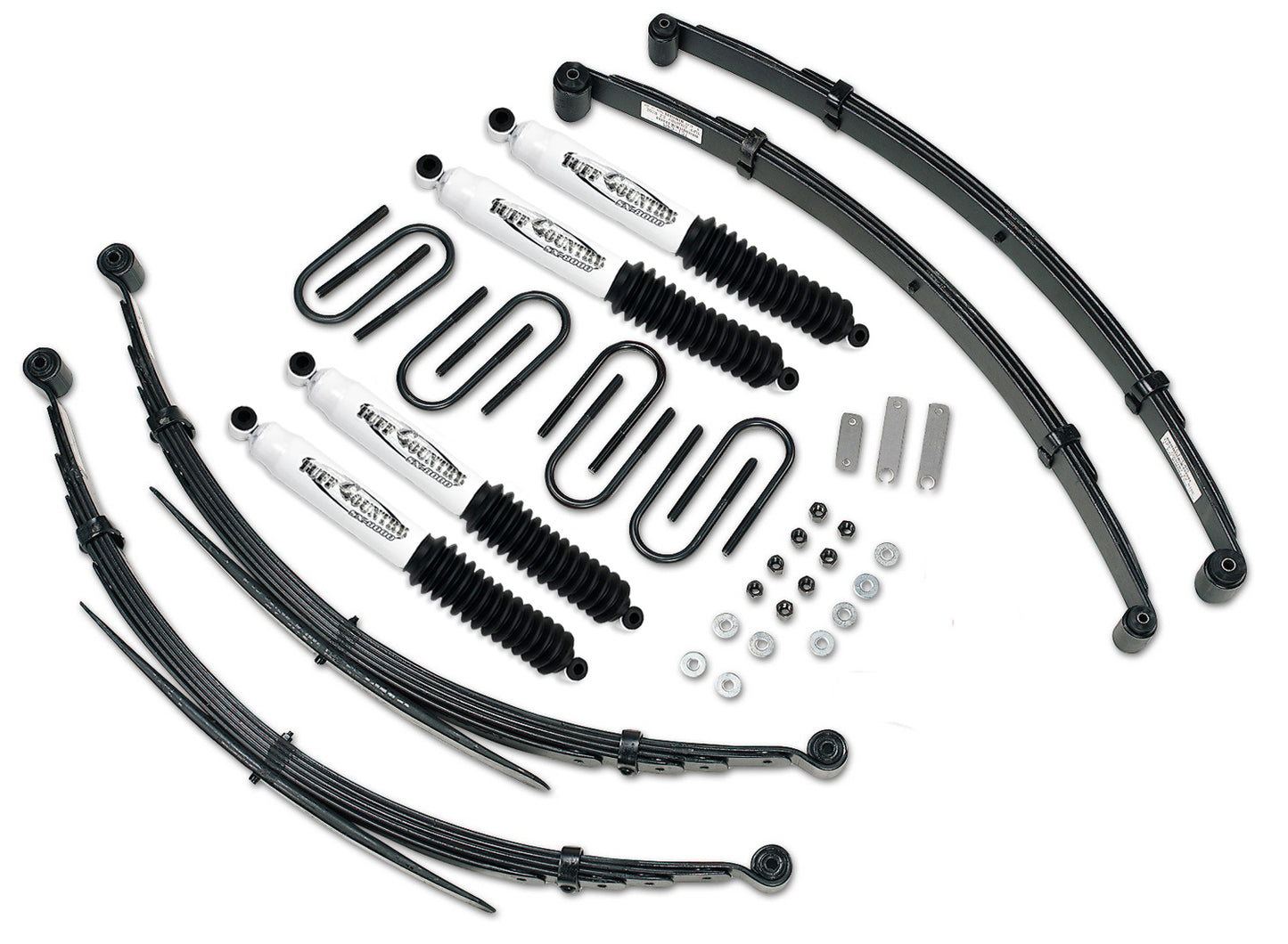 3 Inch Lift Kit 73-87 Chevy Truck/GMC Truck/Suburban/3/4 Ton 4WD EZ-Ride Fits Models w/52 Inch long Rear Springs Tuff Country