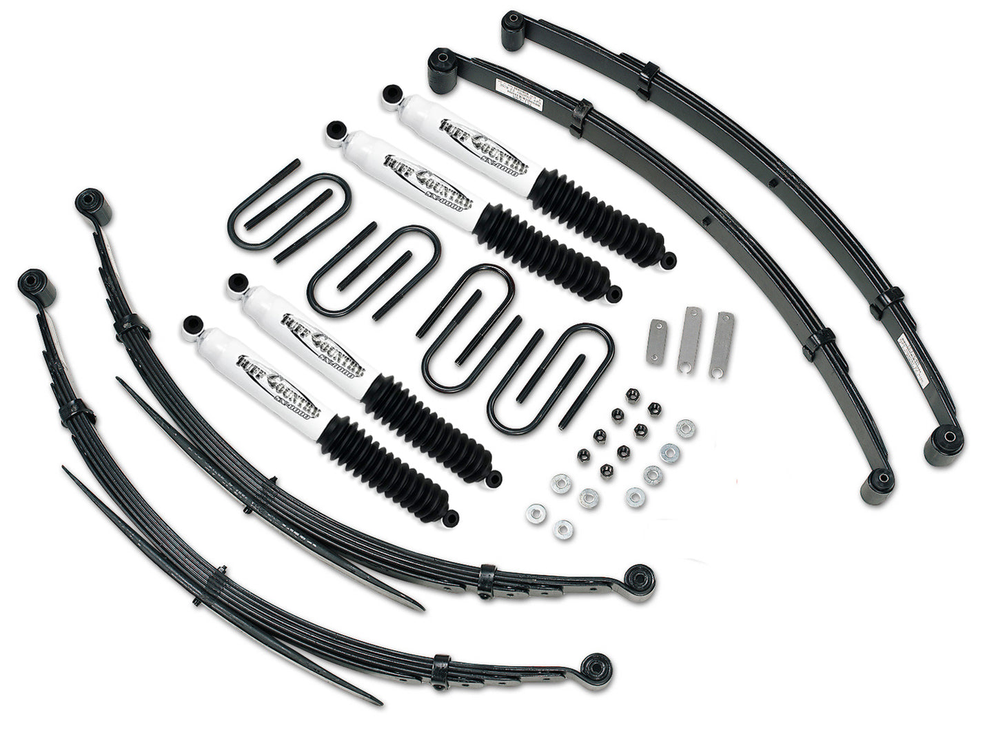 3 Inch Lift Kit 73-87 Chevy Truck/GMC Truck/Suburban/3/4 Ton 4WD Heavy Duty Fits Models w/52 Inch long Rear Springs Tuff Country