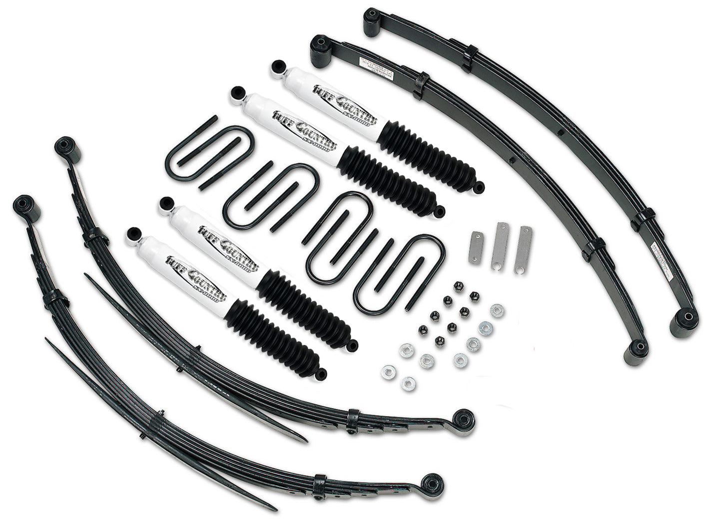 3 Inch Lift Kit 88-91 Chevy/GMC Suburban 3/4 Ton Heavy Duty Fits Models w/52 Inch long Rear Springs Tuff Country