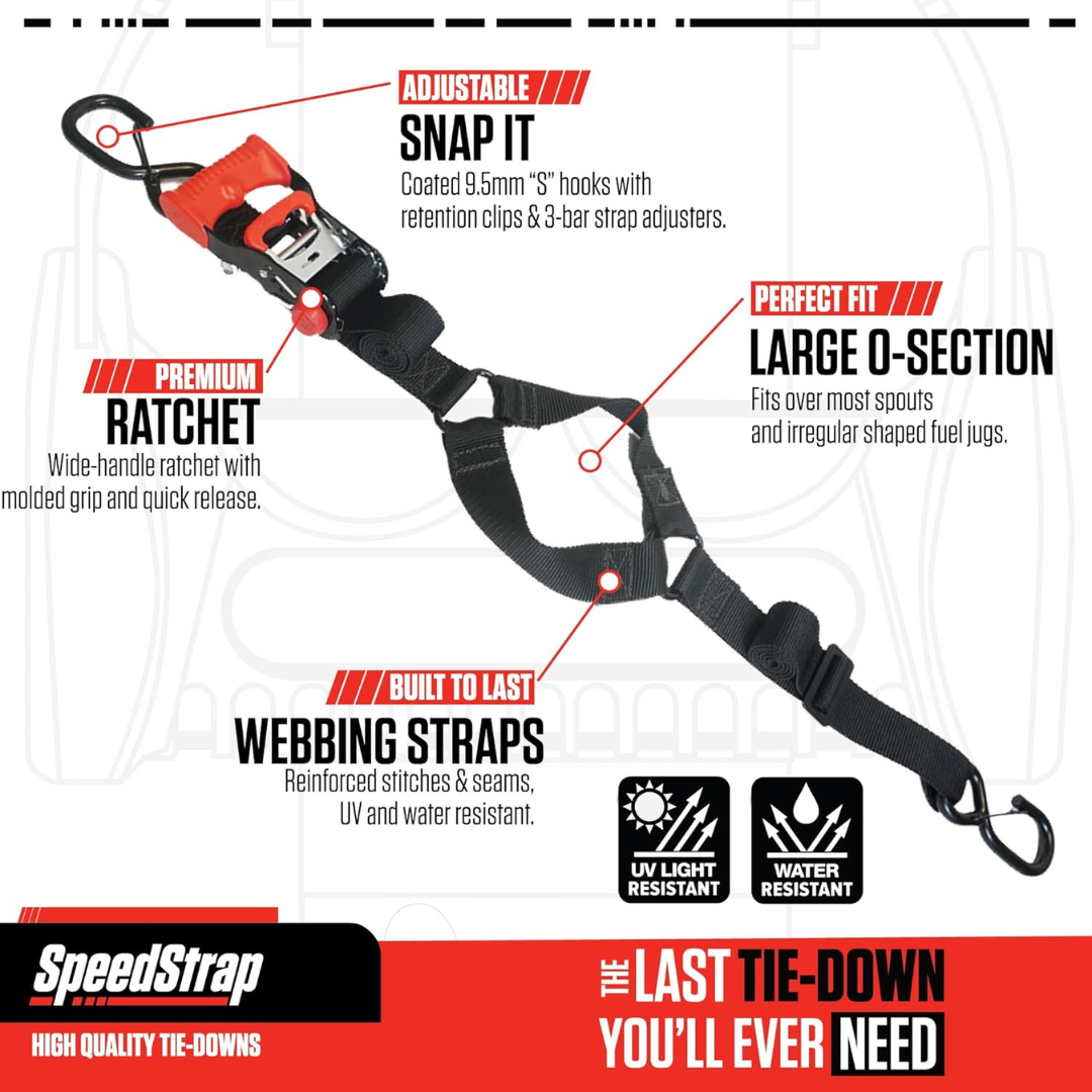 Fuel Jug Tie-Down PRP Seats-4