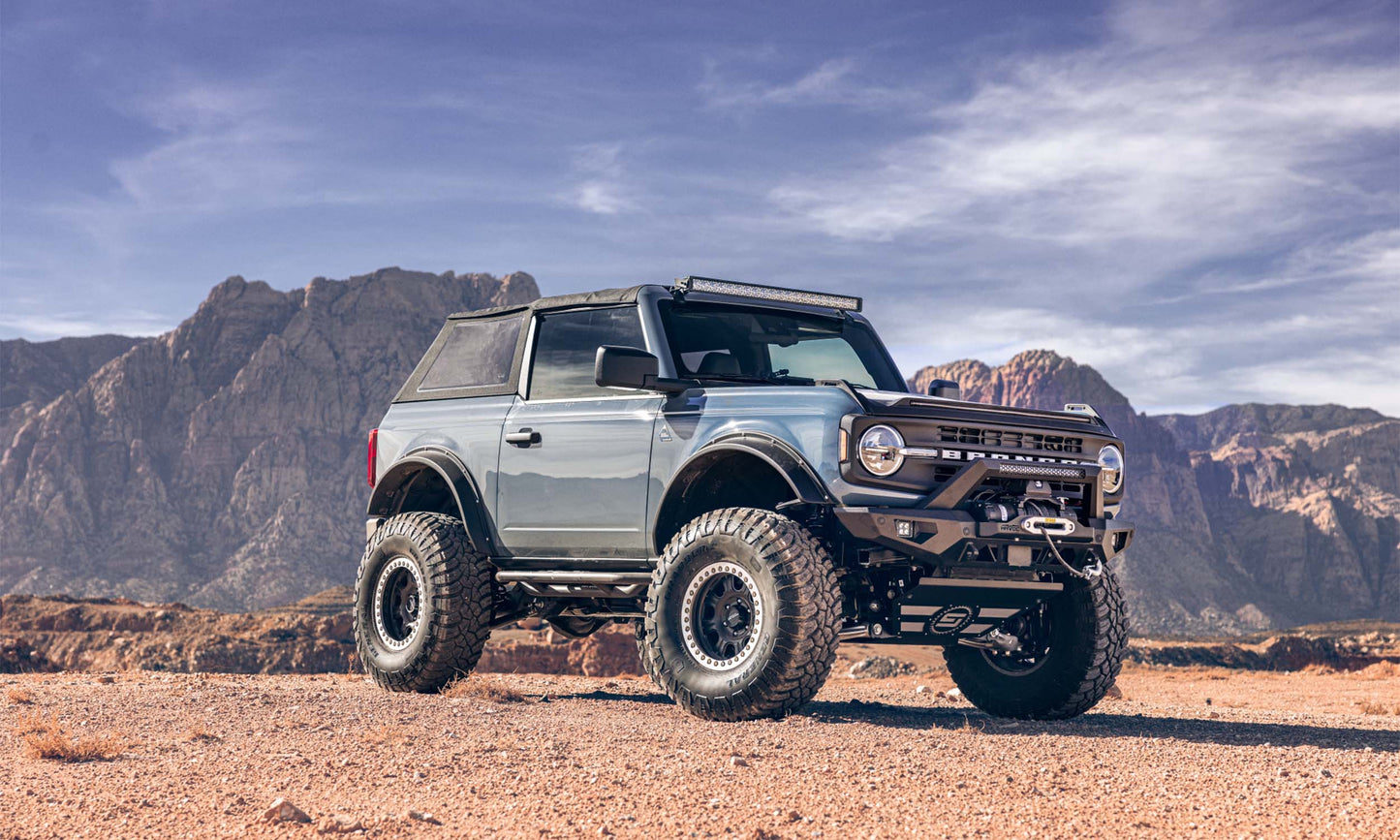 Trailview Fastback Frameless Top for 2DR 2021-2023 Ford Bronco Rampage