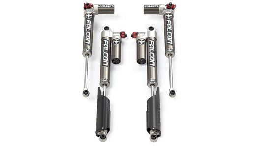 20+ Jeep Gladiator JT EcoDiesel SP2 3.3 Fast Adjust Piggyback Shock Kit 3.5-4.5 Inch Lift LT Falcon Shocks