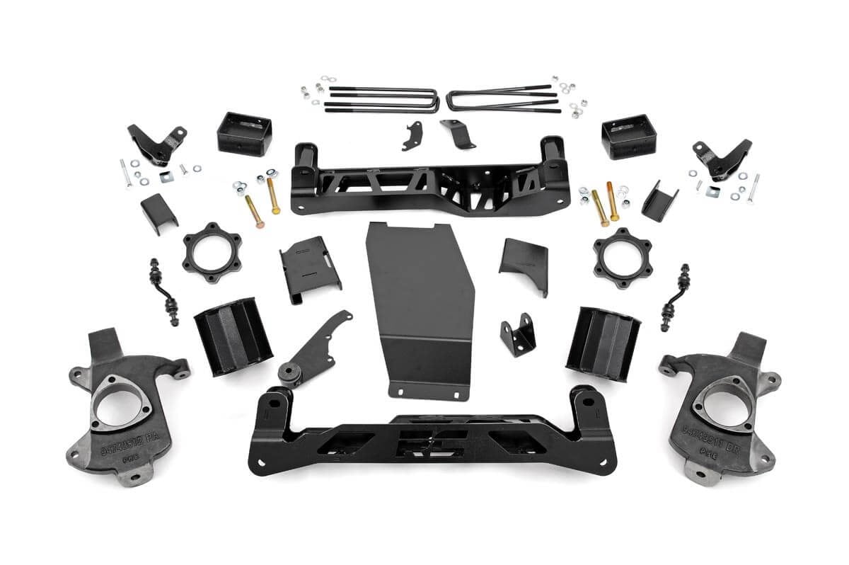 5 Inch Lift Kit | Mag-ride | Alu/Stamp Steel | GMC Sierra 1500 Denali (14-18) Rough Country