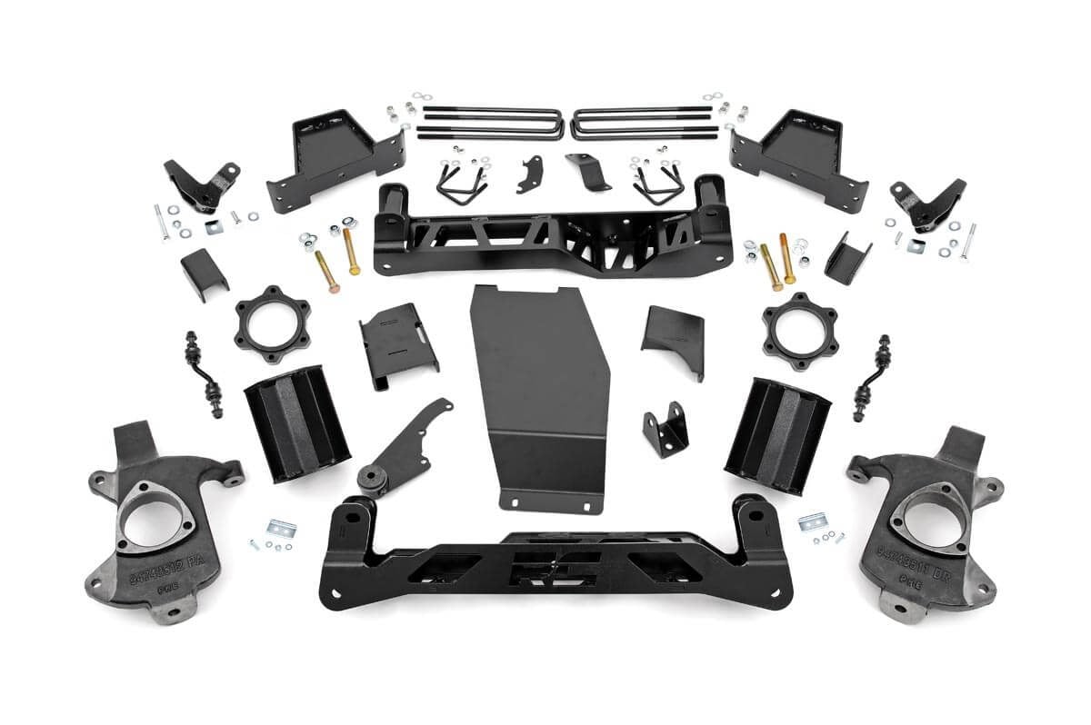 7 Inch Lift Kit | Magneride | Alum | GMC Sierra 1500 Denali 4WD (2014-2016) Rough Country