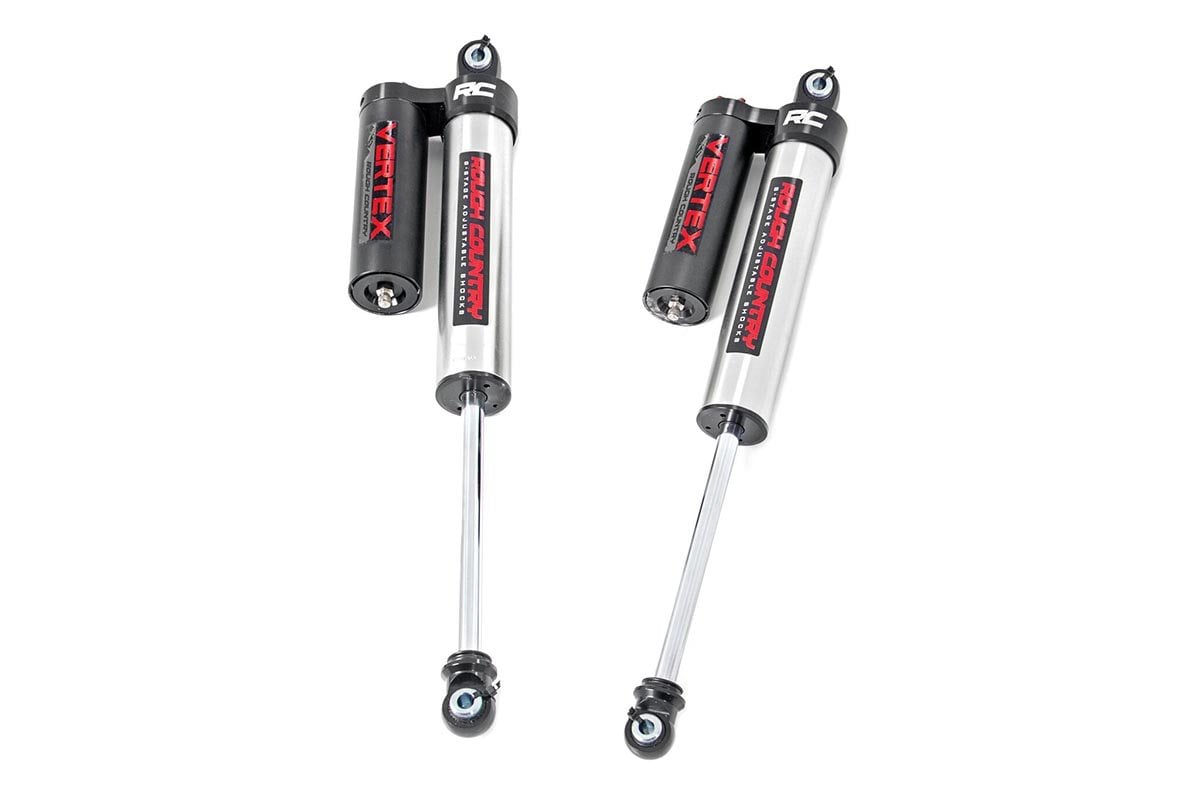 Vertex 2.5 Adjustable Rear Shocks | 5-7.5" | Ford F-150 2WD (2014-2021) Rough Country