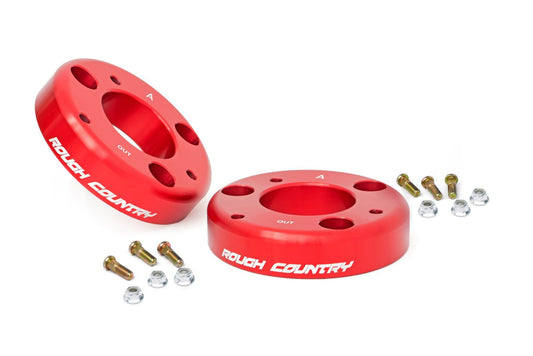 2 Inch Leveling Kit | Red | Ford F-150 (14-24)/Raptor (19-20)  Rough Country