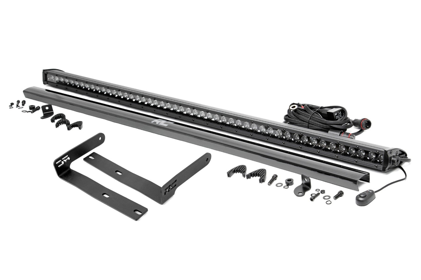 50" Single Row LED Light Kit | Black Series | Front-Facing | Kubota RTV-X900/RTV-X1100 Rough Country