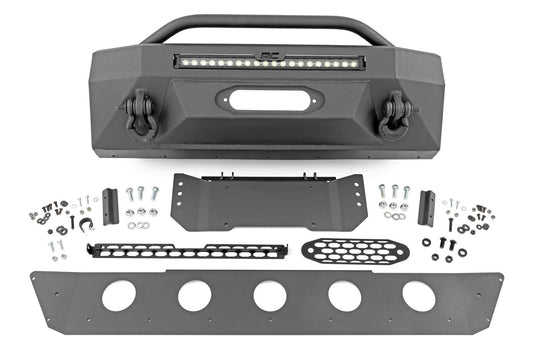 Front Bumper | Hybrid | 20" Blk LED | Amber | Toyota 4Runner 2WD/4WD (14-24) Rough Country