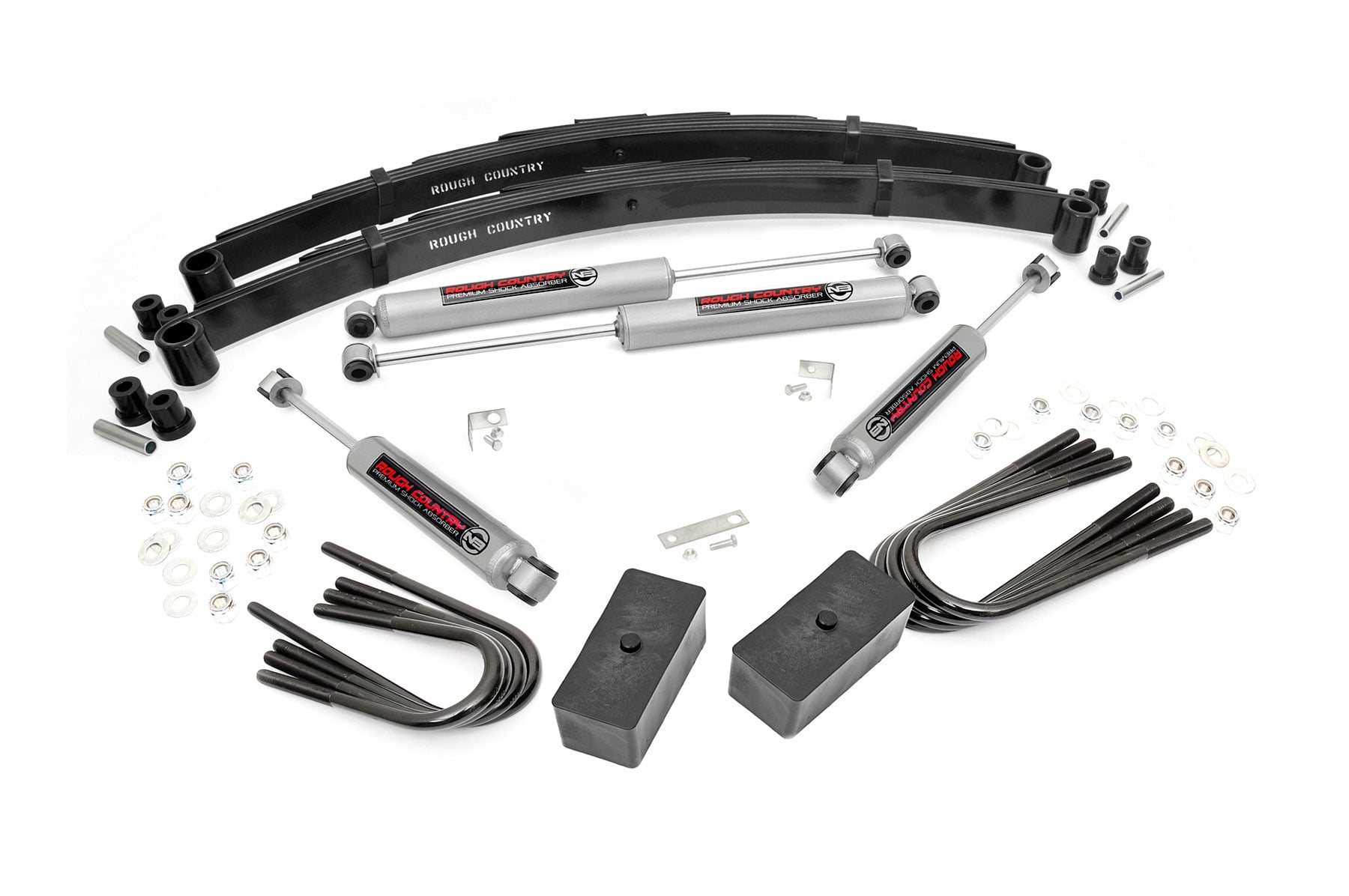 2 Inch Lift Kit Rear Blocks Chevy/GMC 3/4-Ton Suburban 4WD (1988-1991) Rough Country