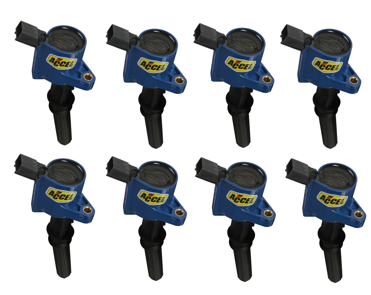 8 Pack Of Ignition Coil-On-Plug Style Ignition Coils Are Direct Plug Replacements For OEM Coils ACCEL-3