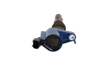 Direct Ignition Coil Kit Supercoil 2008-2014 Ford 4.6L/5.4L/6.8L 3-Valve, Blue, 8-Pack Supercoil With Extended Brown Boot For 2008-2014 Ford Modular 3V 4.6L/ 5.4L / 6.8L V10 Engines ACCEL-4