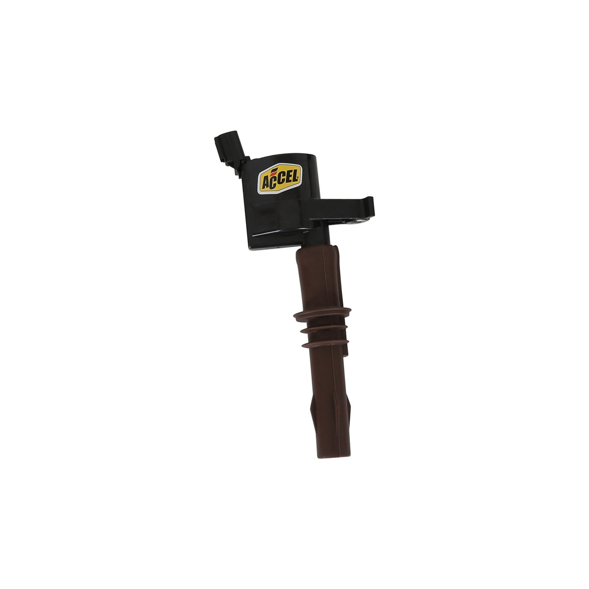 Direct Ignition Coil Kit Supercoil 2008-2014 Ford 4.6L/5.4L/6.8L 3-Valve, 8-Pack Supercoil With Extended Brown Boot For 2008-2014 Ford Modular 3V 4.6L/ 5.4L / 6.8L V10 Engines, Black ACCEL-2