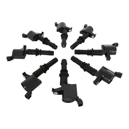 Direct Ignition Coil Kit Supercoil 2004-2008 Ford 4.6L/5.4L/6.8L 3-Valve 8-Pack Supercoil With Shorter Black Boot For 2004-2008 Ford Modular 3V 4.6L/ 5.4L / 6.8L V10 Engines ACCEL-5
