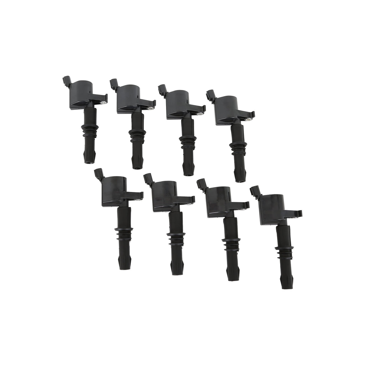Direct Ignition Coil Kit Supercoil 2004-2008 Ford 4.6L/5.4L/6.8L 3-Valve 8-Pack Supercoil With Shorter Black Boot For 2004-2008 Ford Modular 3V 4.6L/ 5.4L / 6.8L V10 Engines ACCEL-1