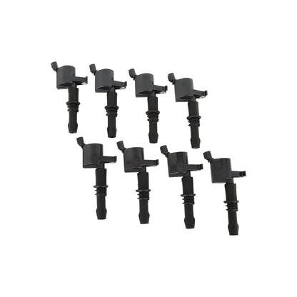 Direct Ignition Coil Kit Supercoil 2004-2008 Ford 4.6L/5.4L/6.8L 3-Valve 8-Pack Supercoil With Shorter Black Boot For 2004-2008 Ford Modular 3V 4.6L/ 5.4L / 6.8L V10 Engines ACCEL-1