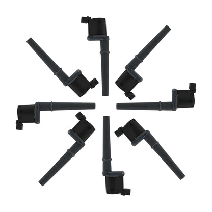 Direct Ignition Coil Kit Supercoil Ford 4 Valve Modular Engine 4.6/5.4L Black 8 Pack Of 140034K Each ACCEL-5