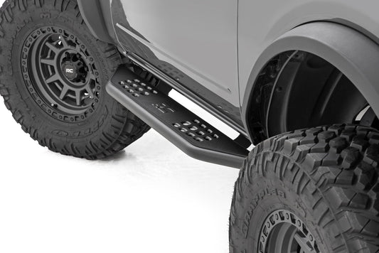 OV2 Running Boards Side Step Bars 2-Door Ford Bronco (2 Door) (21-25) Rough Country