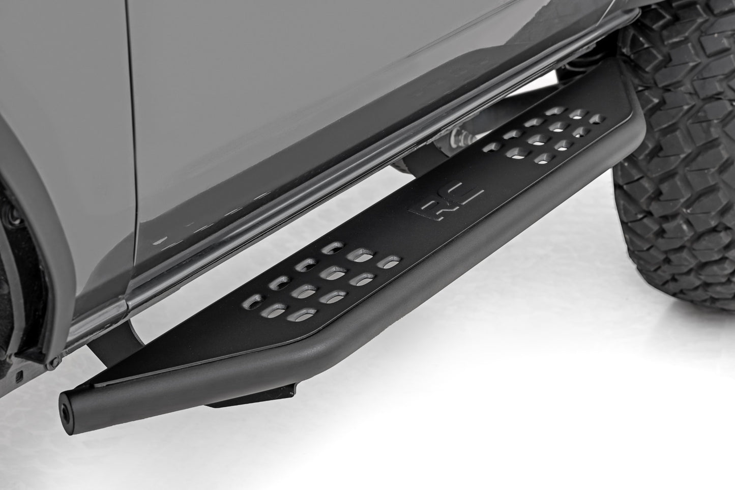 OV2 Running Boards Side Step Bars 2-Door Ford Bronco (2 Door) (21-25) Rough Country-2