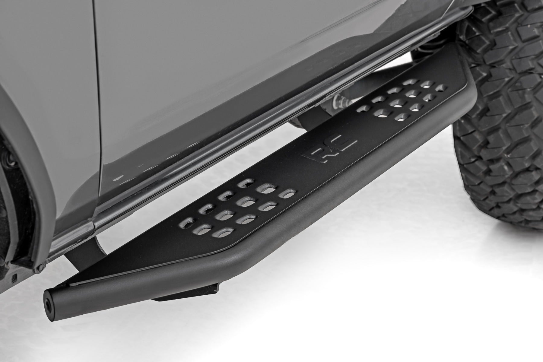 OV2 Running Boards Side Step Bars 2-Door Ford Bronco (2 Door) (21-25) Rough Country-2