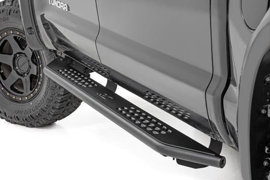 OV2 Running Boards Side Step Bars Crew Cab Toyota Tundra 2WD/4WD (07-21) Rough Country