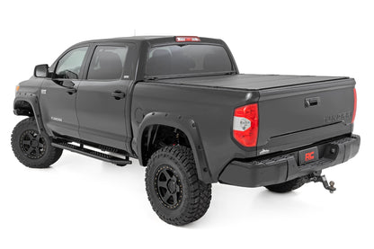 OV2 Running Boards Side Step Bars Crew Cab Toyota Tundra 2WD/4WD (07-21) Rough Country-2