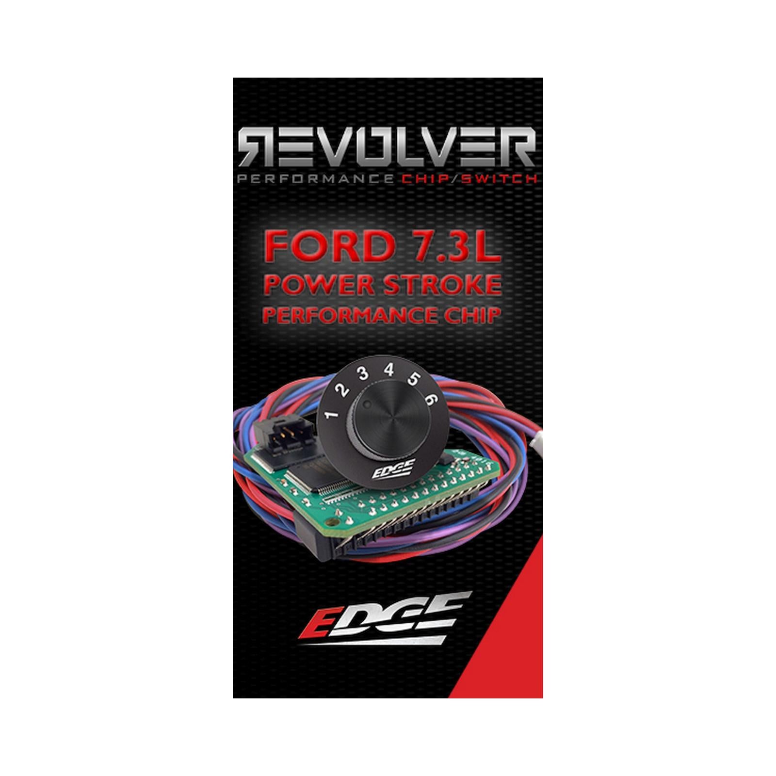 Revolver 1999.5-2001 Ford 7.3L Powerstroke Diesel Auto 6-Chip NVK4 Master Box Code Edge Products-3