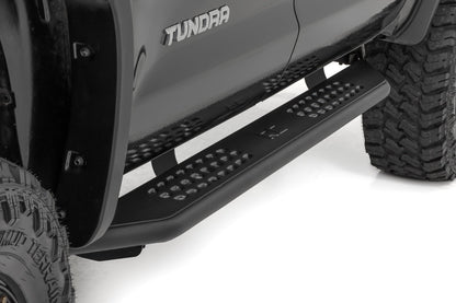 OV2 Running Boards Side Step Bars Crew Cab Toyota Tundra 2WD/4WD (07-21) Rough Country-3