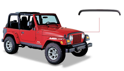 Black Trail Armor Hood Stone Guard For 1998-2006 Jeep Wrangler Bushwacker