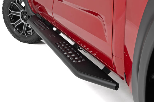 OV2 Running Boards Side Step Bars Crew Cab Toyota Tundra 2WD/4WD (22-26) Rough Country