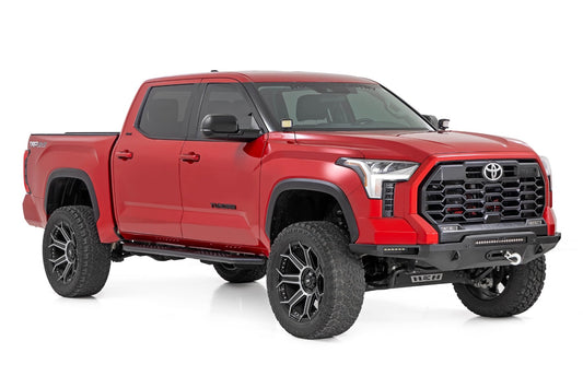 OV2 Running Boards Side Step Bars Crew Cab Toyota Tundra 2WD/4WD (22-26) Rough Country-1