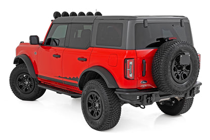 OV2 Running Boards Side Step Bars 4-Door Ford Bronco 4WD (2021-2025) Rough Country-2