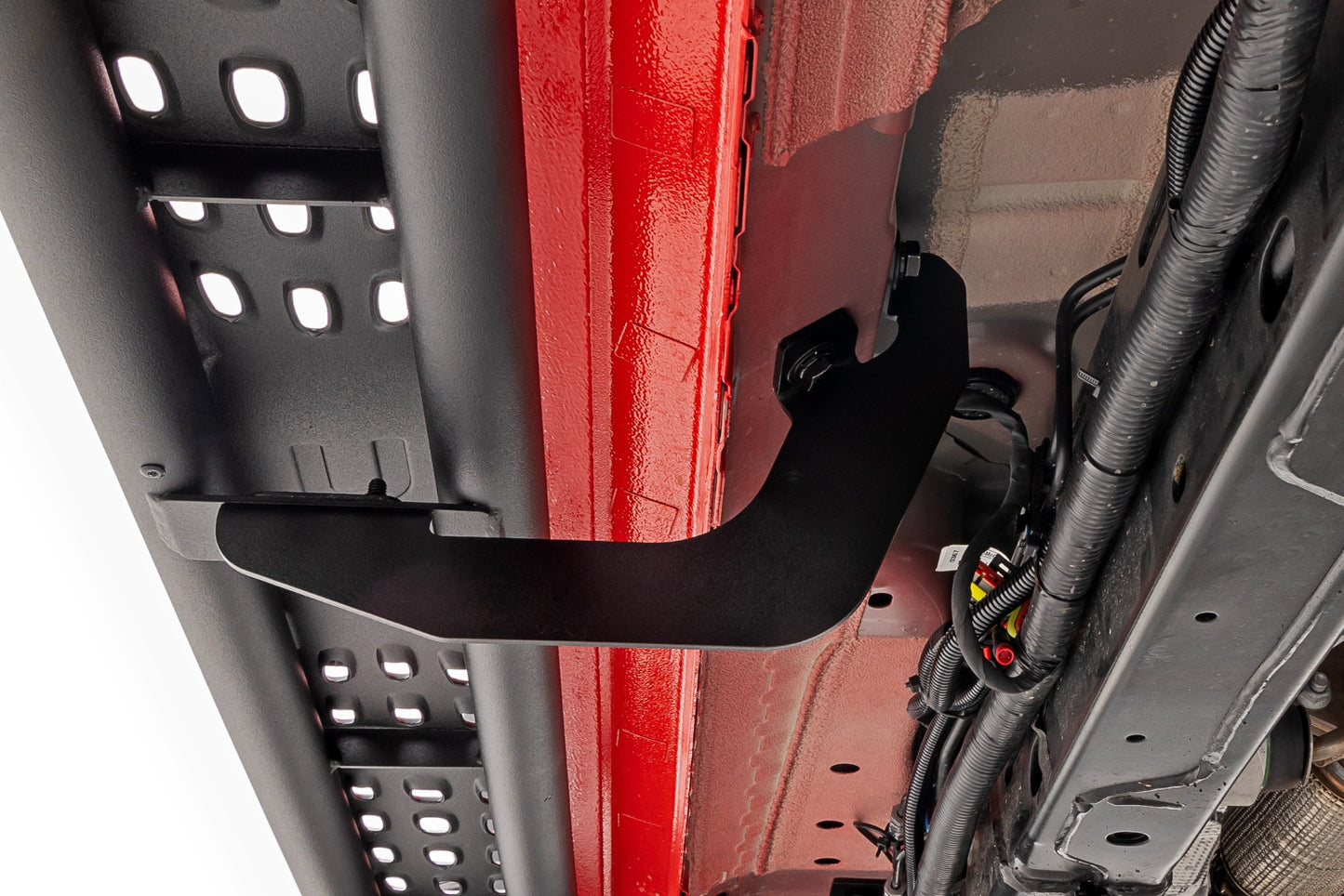 OV2 Running Boards Side Step Bars 4-Door Ford Bronco 4WD (2021-2025) Rough Country-4